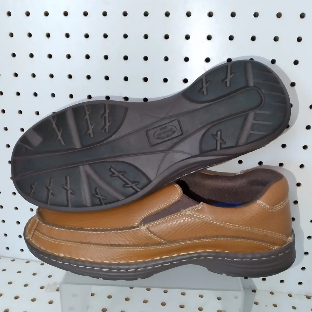 Dr. Scholl’s Advanced | Men's Brown Leather Shoes | Cushioned Gel Walking